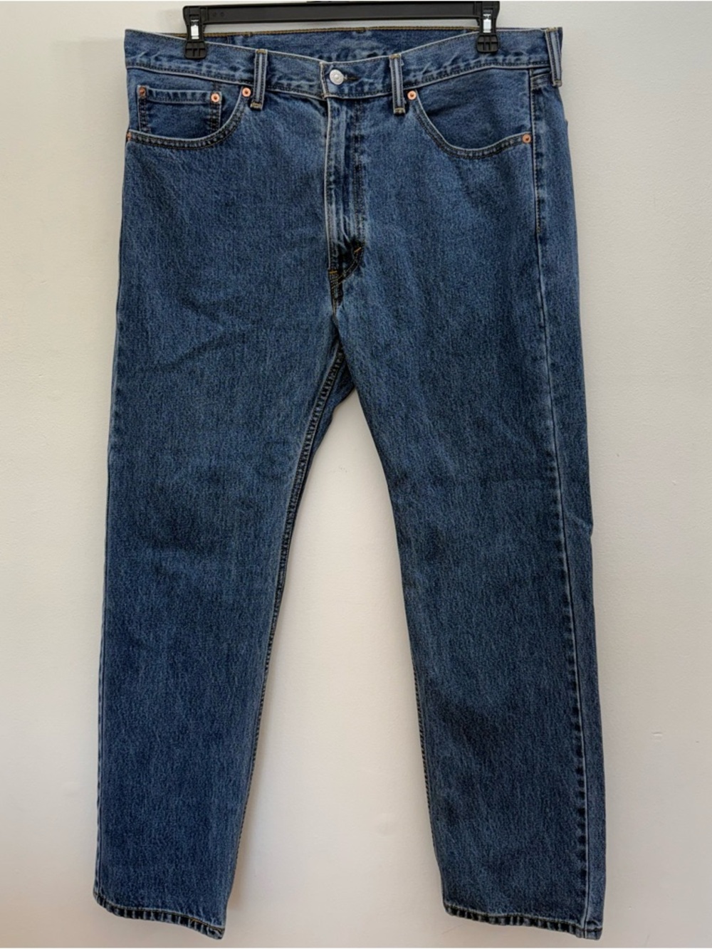 Levi’s 505 Regular Straight Leg Jeans Mens 38x32 Medium Wash Denim Classic Fit